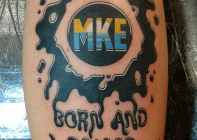 Milwaukee Flag / Milwaukee Brewing Mashup Tattoo